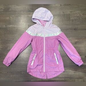 Cat & Jack Girl’s Lavender Full-zip Jacket with Hood Size L